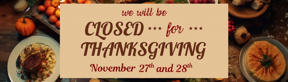 Thanksgiving Closed